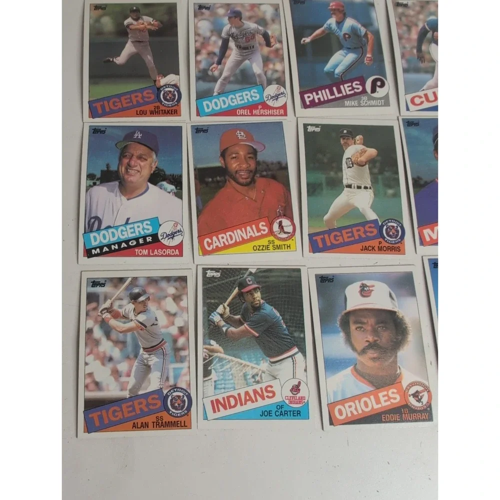 Mixed Lot Of 81 Gradable Baseball Cards 1985 Topps Superstars Nolan Ryan More!